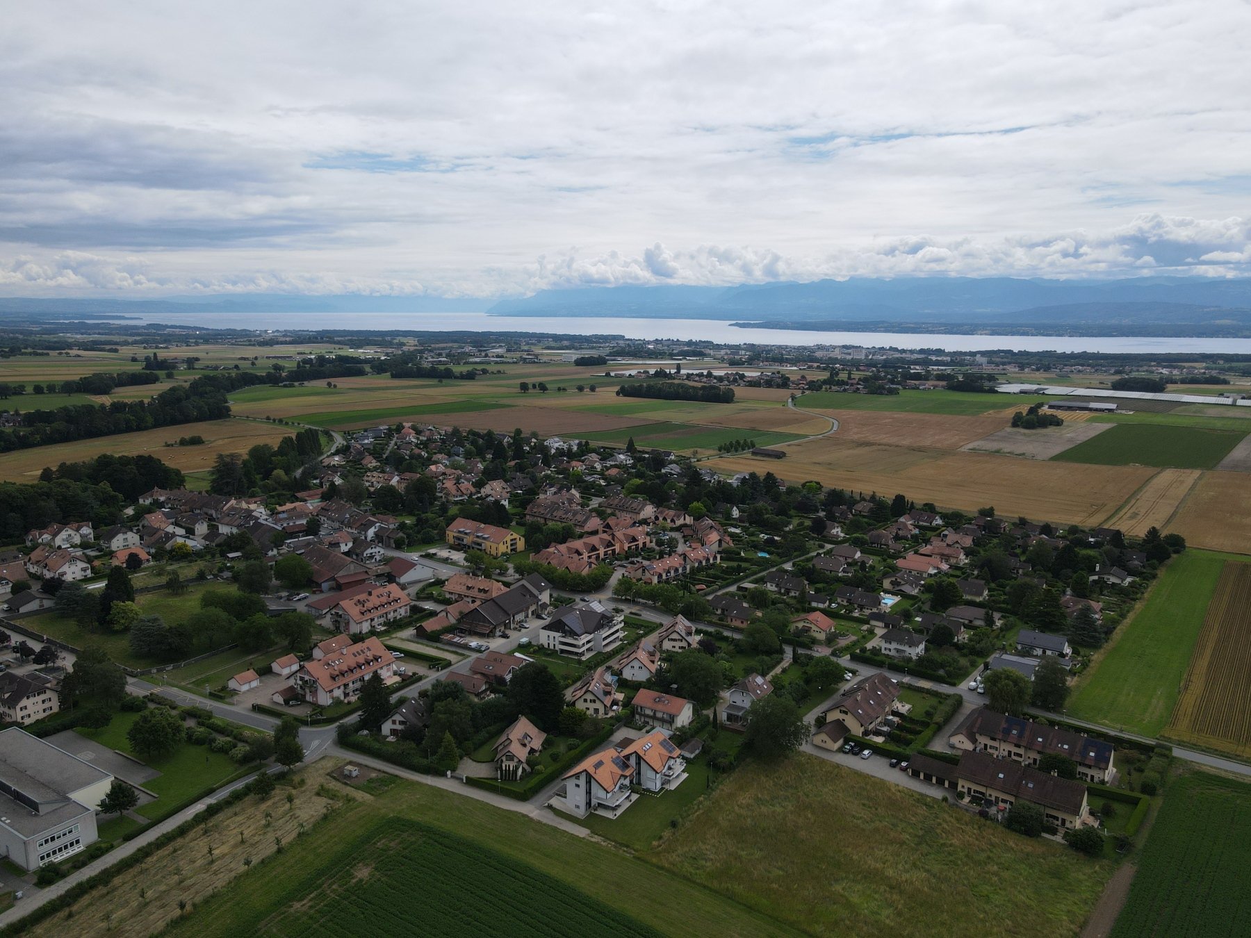 Photo de Chéserex vue du ciel